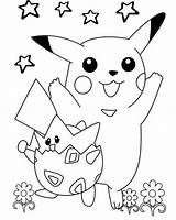 Togepi Pikachu sketch template