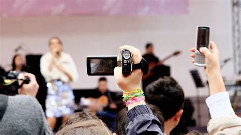 Smartphones Acting In Concert At A Concert Big Think