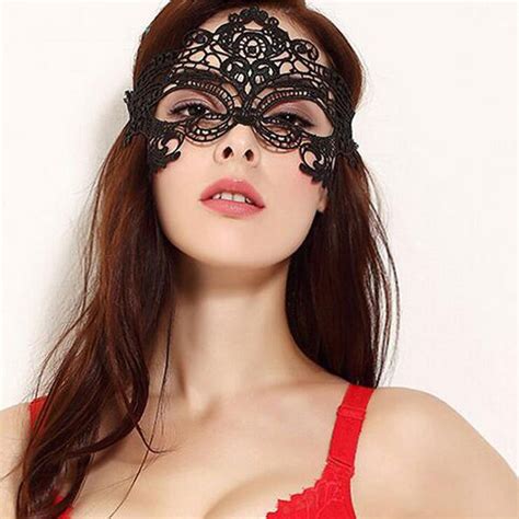 women black sex lace mask party mysterious retro lady eye mask for