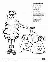Baa Sheep Coloring Pages Worksheets Live Speakaboos Kids Worksheet Wool Printables Visit Nursery sketch template