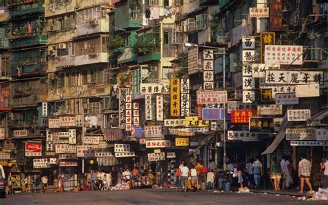 amazing photographs capture daily life  kowloon walled