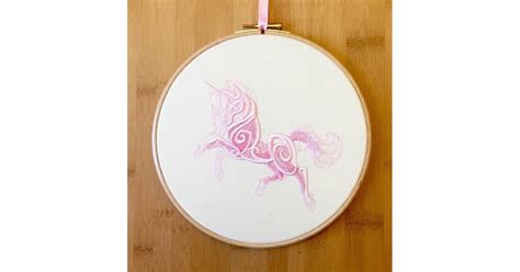 pink unicorn embroidery hoop 29 unicorn embroidery hoops