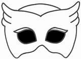 Pj Mask Masks Owlette Coloring Printable Pages Birthday Template Party Amaya Clipart Transparent Diy Hero Catboy Brynn Costume Molde Superhero sketch template