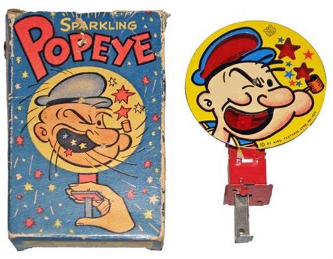 J Chein Sparkling Popeye Toy Popeye Olive Oyl Popeye The Sailor Man