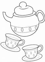 Coloring Tea Cup Teacup Pages Printable Teapot Coffee Kids Beast Beauty Party Color Getcolorings Print Girls Templates Drawings Teacups Mad sketch template