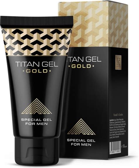 titan gel gold stimulerende glijmiddel voor de man