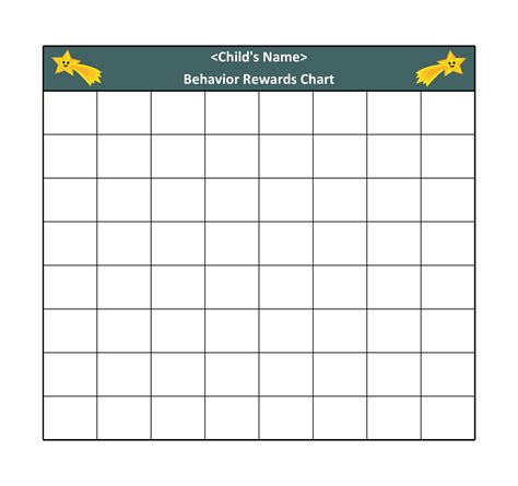 reward chart template