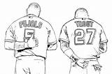 Coloring Players Trout sketch template