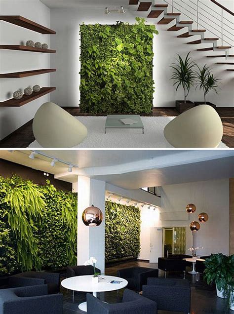 cool vertical garden walls home design  interior