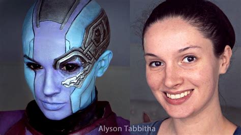 avengers nebula makeup transformation cosplay tutorial cosplay