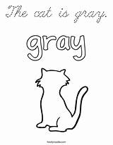 Coloring Gray Cat Cursive Favorites Login Add sketch template