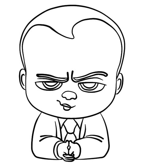 boss baby coloring pages   print