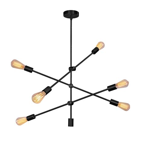 lights sputnik chandelier modern pendant lighting ceiling light fixture mid century style