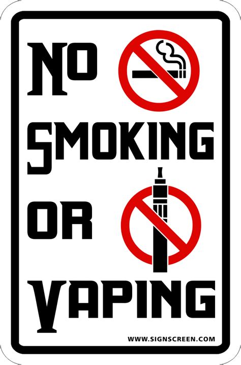 smoking  vaping sign  sign screenyard signs security