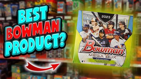 bowman mega box   bowman format sports card hunting youtube