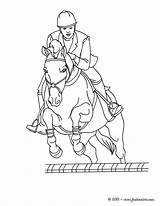 Saut Obstacle Cheval sketch template