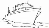 Ship Cargo Drawing Coloring Pages Printable Getdrawings sketch template