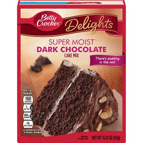 betty crocker super moist dark chocolate cake mix  oz walmart