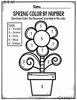 Spring Preschool Worksheets Color Number Flowerpot Printable Colors Pre Numbers Activities Theme Comment Leave Learning Choose Board sketch template