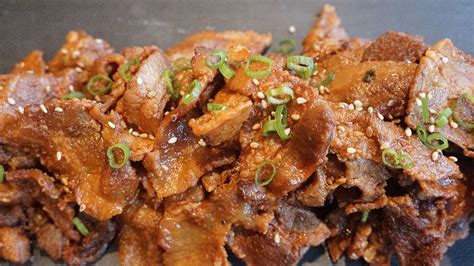 spicy korean pork belly flavour kitchen