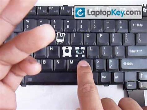 laptop keyboard key installation repair guide toshiba