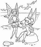 Tinkerbell Coloring Pages Friends Fairy Printable Imagixs Christmas Cartoon sketch template