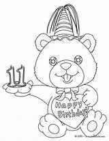Birthday Coloring Candle Pages Years Print Hellokids Color sketch template