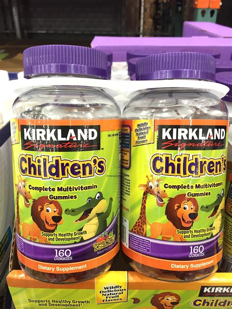 kirkland childrens complete multivitamin gummies harvey  costco
