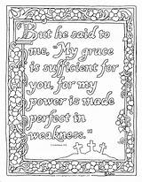 Coloring Grace Pages Corinthians Template Kids Bible Verse Gods Printable Choose Board sketch template