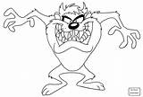 Taz Coloring Pages Looney Tunes Devil Drawing Foghorn Leghorn Tazmanian Printable Colouring Mania Spot Cartoons Cartoon Tweety Characters Color Supercoloring sketch template