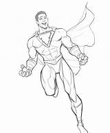 Shazam Coloring Pages sketch template