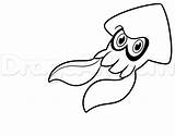Squid Coloring Pages Giant Getdrawings Drawing sketch template
