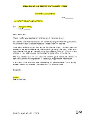 sample   attachment letter  template pdffiller