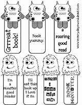 Bookmarks Printable Bookmark Kids Color Coloring Make Own Pages Printables Template Book Animal Templates Boys Craft Marks Reading Crafts Monster sketch template