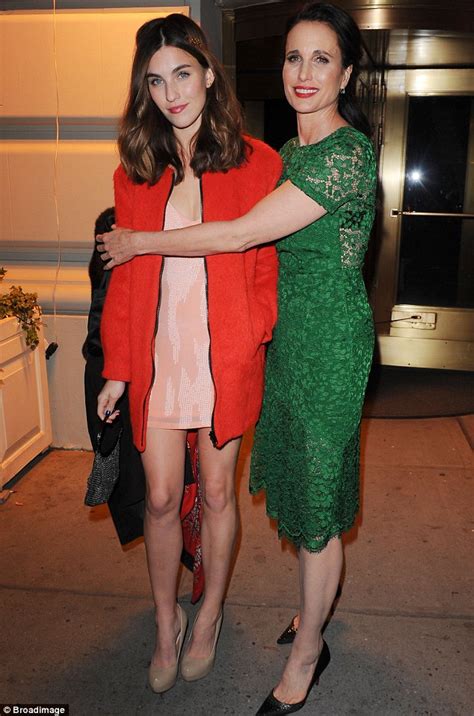 andie macdowell s daughter rainey 24 shows she s inherited her mother