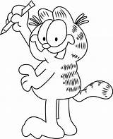 Garfield Dxf Coloringpages101 sketch template