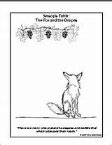 Fables Aesop Coloring Fable Club Book Gr Teaching Thatresourcesite sketch template