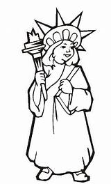 Statue Liberty Drawing Coloring Pages Easy Face Outline Clipartmag Paintingvalley Draw Clipart sketch template