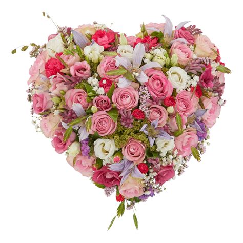 rouwstuk zacht hart bestel rouwboeket hart bij fleurop