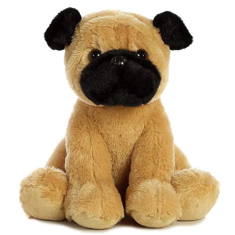 pugster pug puppy dog stuffed animal plush  aurora  tall