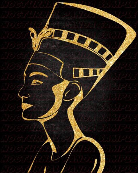 Ancient Egyptian Hieroglyphs Black Gold