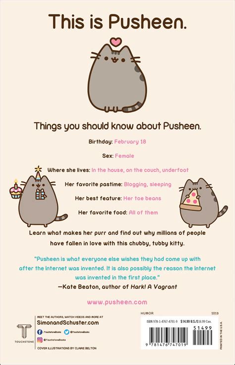 pusheen  cat book  claire belton official publisher page