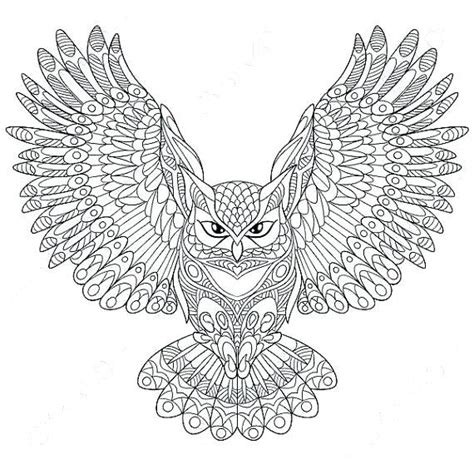 abstract owl coloring pages owl coloring pages adult coloring book