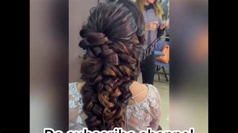 Pakistani Bridal Hairstyle Engagement Look Messy Braid Hairstyle