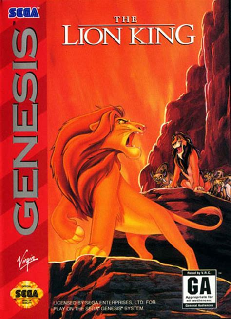 lion king  sega genesis game cartridge  sale dkoldies