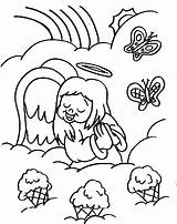 Angel Coloring Pages sketch template