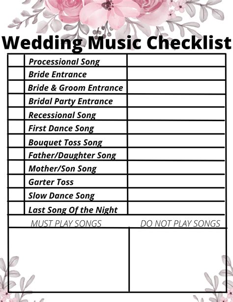wedding  checklist etsy