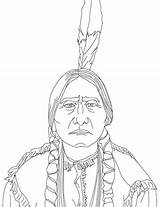 Coloring Indian Cherokee Pages Popular sketch template
