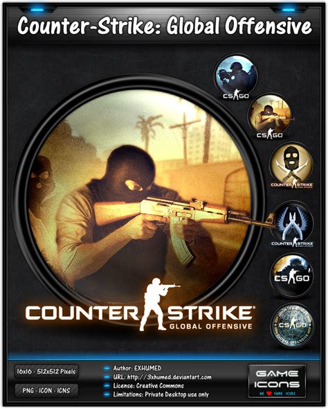Counter Strike Go Game Icon Pack By 3xhumed On Deviantart