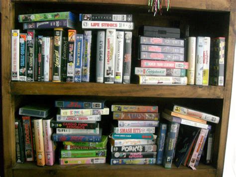 view topic vhs video tapes as a fashionable display in your home